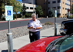 Volunteer writing ticket